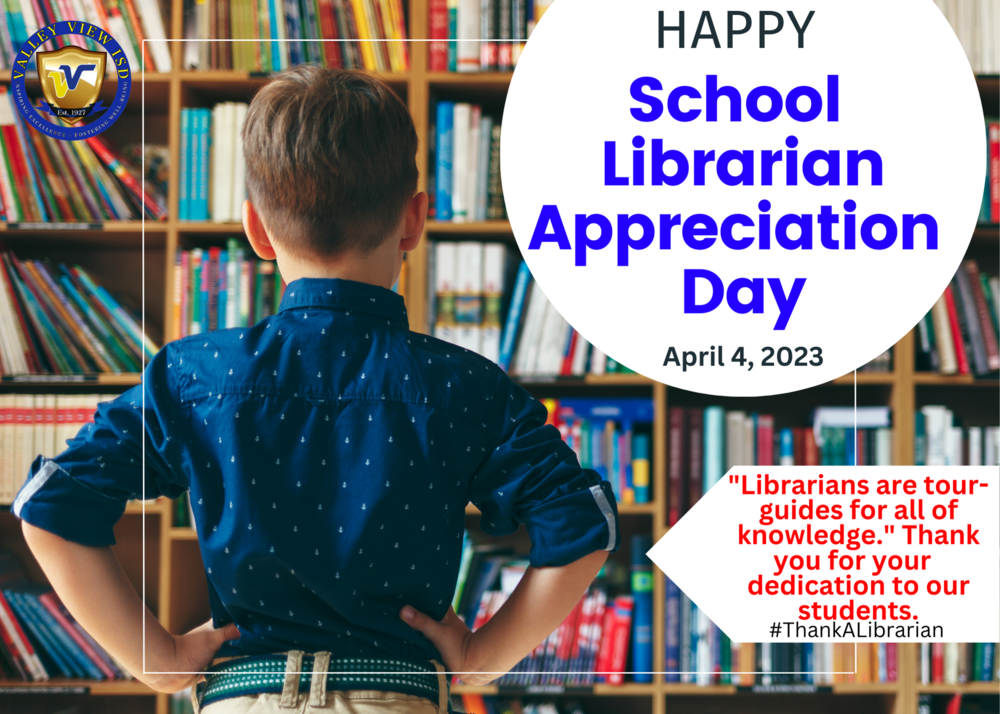 Happy School Librarian Appreciation Day!