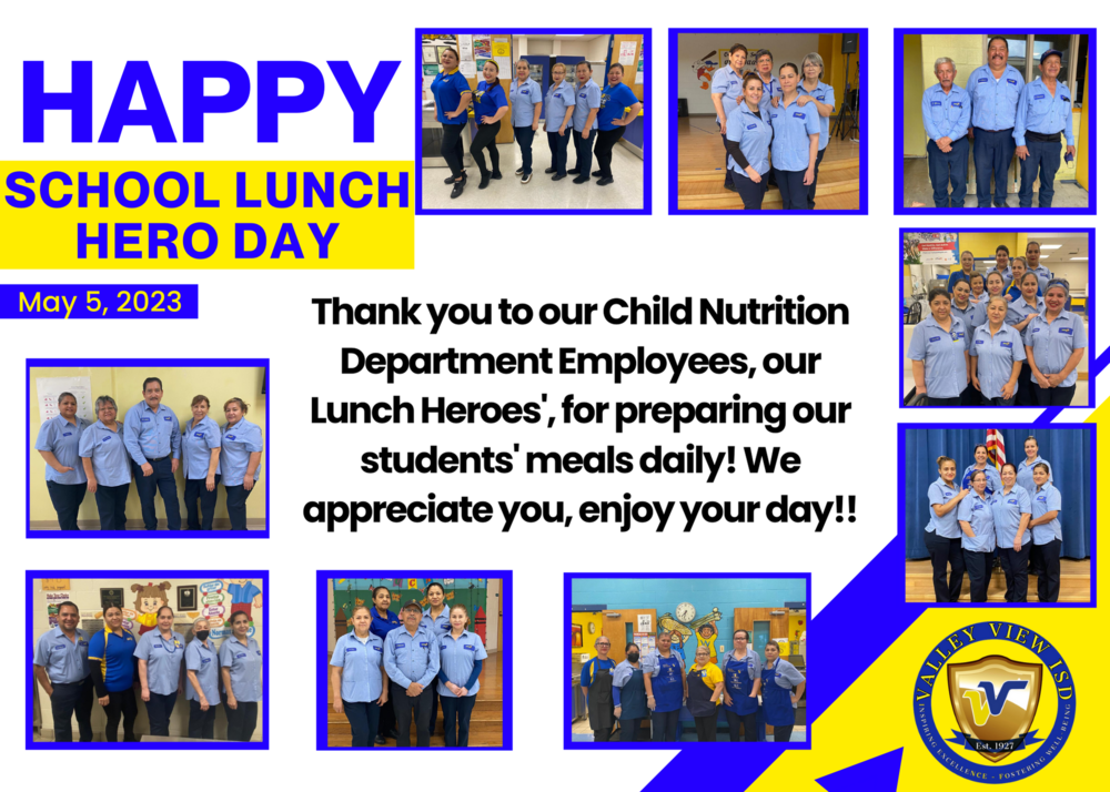 Happy School Lunch Hero Day