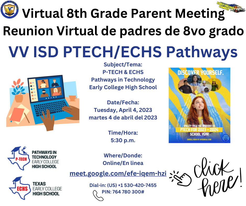 P-TECH/ECHS Virtual Meeting