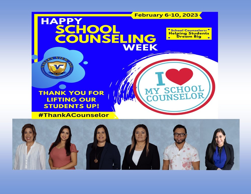 Happy Counselors' Week Valley View High School