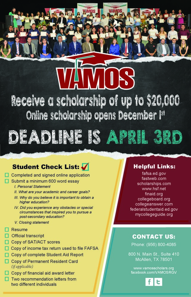 2023 Vamos Scholarship