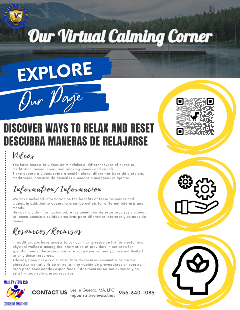 Virtual Calming Center!
