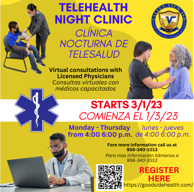 Tele Health Clinic Starts March 1, 2023