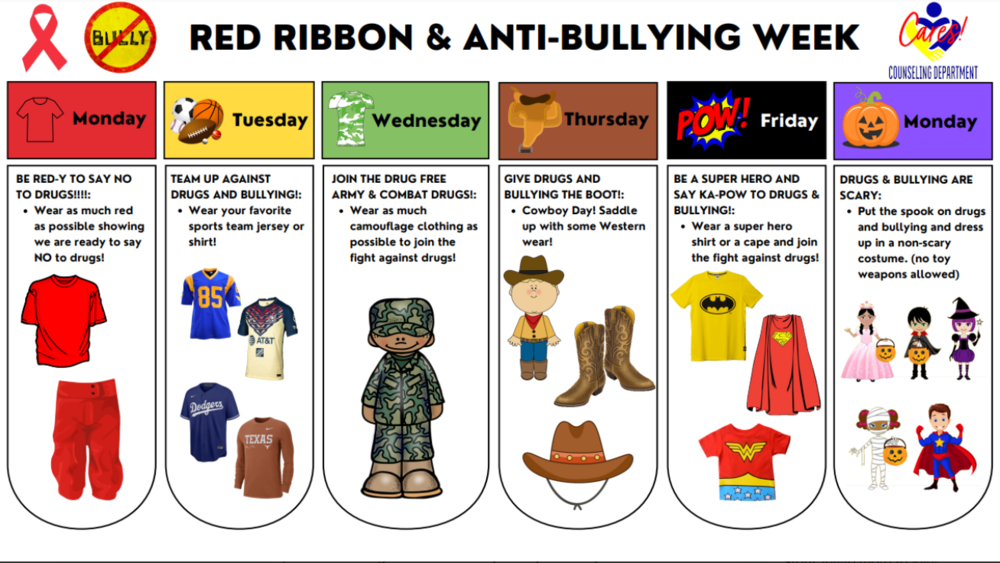 Red Ribbon & Anti-Bullying Week