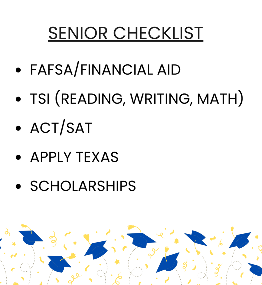 VVHS Seniors Checklist