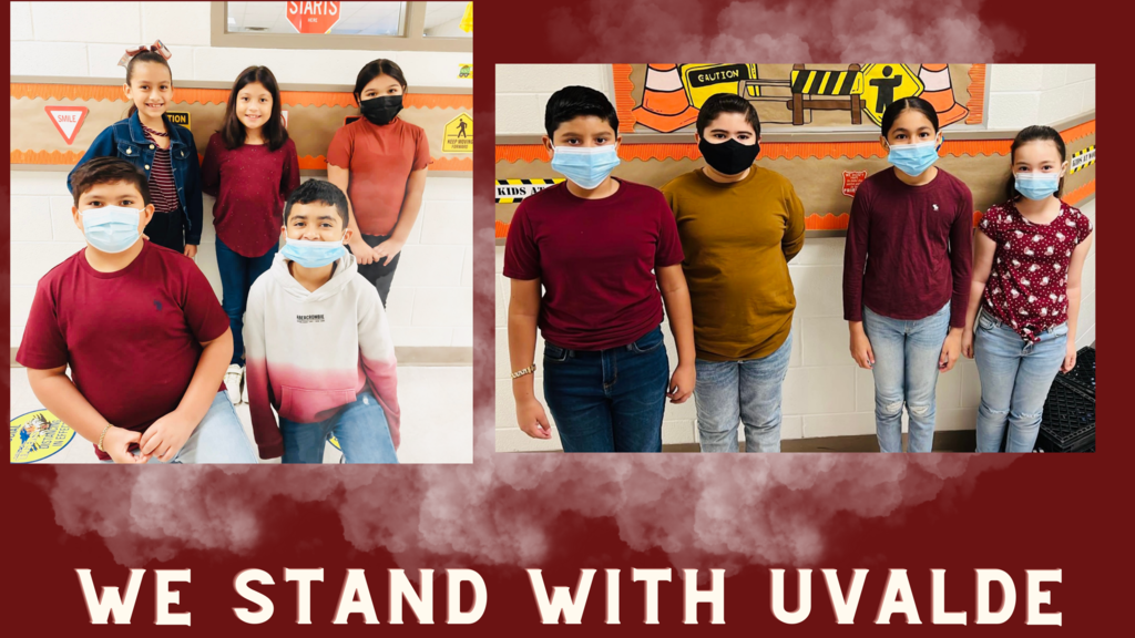 Valley View South Elementary stands with Uvalde