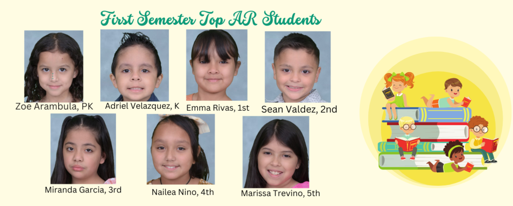 First Semester Top AR Students
