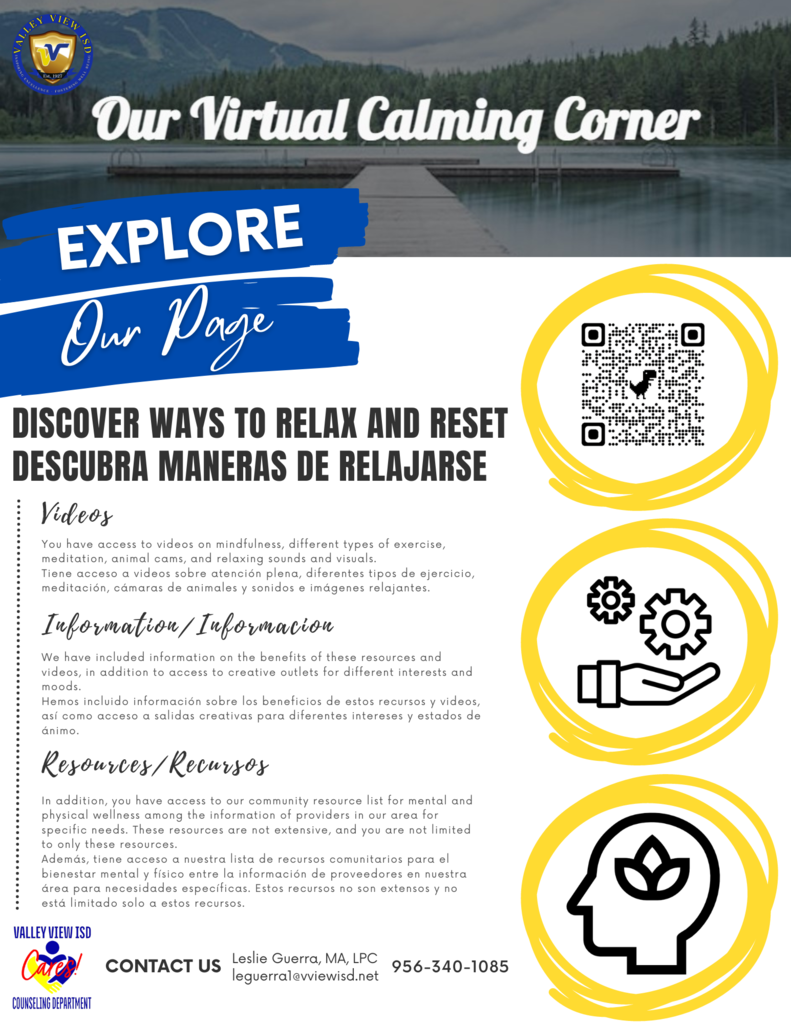 Our Virtual Calming Corner